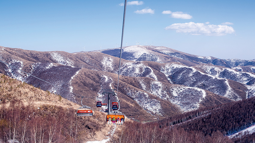 Les remontées mécaniques du Secret Garden Resort.