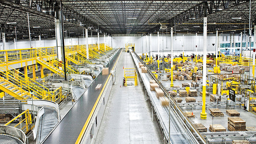Entrepôt d’Amazon à Florence, New Jersey