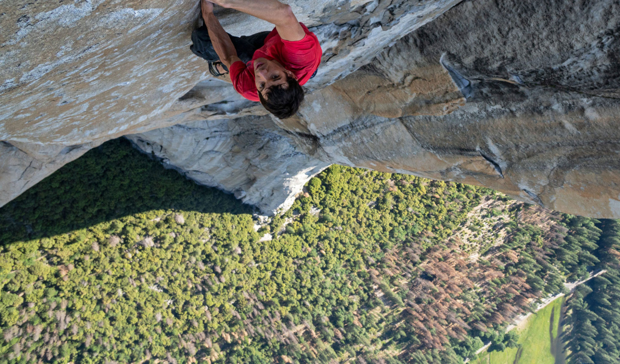 Alex Honnold en solo dans El Capitain, Parc National du Yosemite