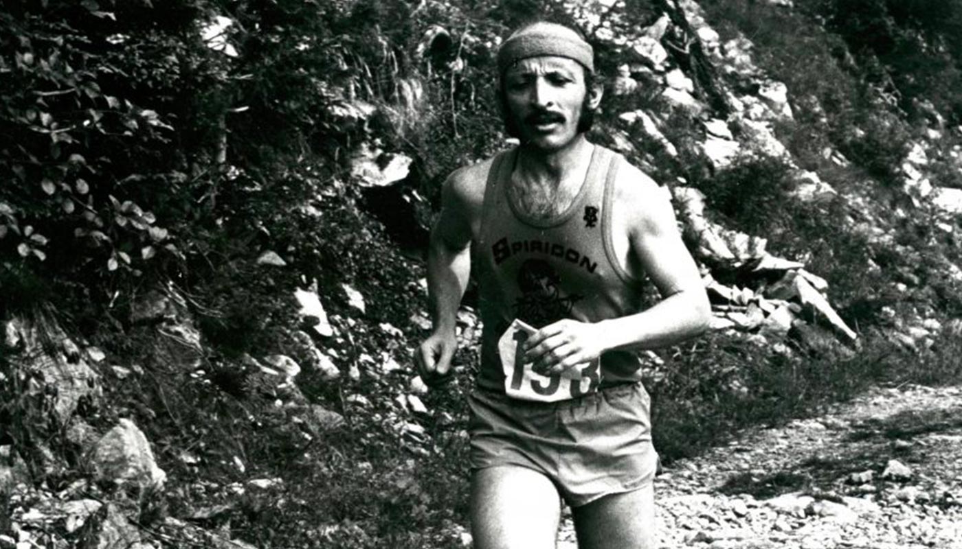 Photo Noel Tamini, coureur, en noir et blanc