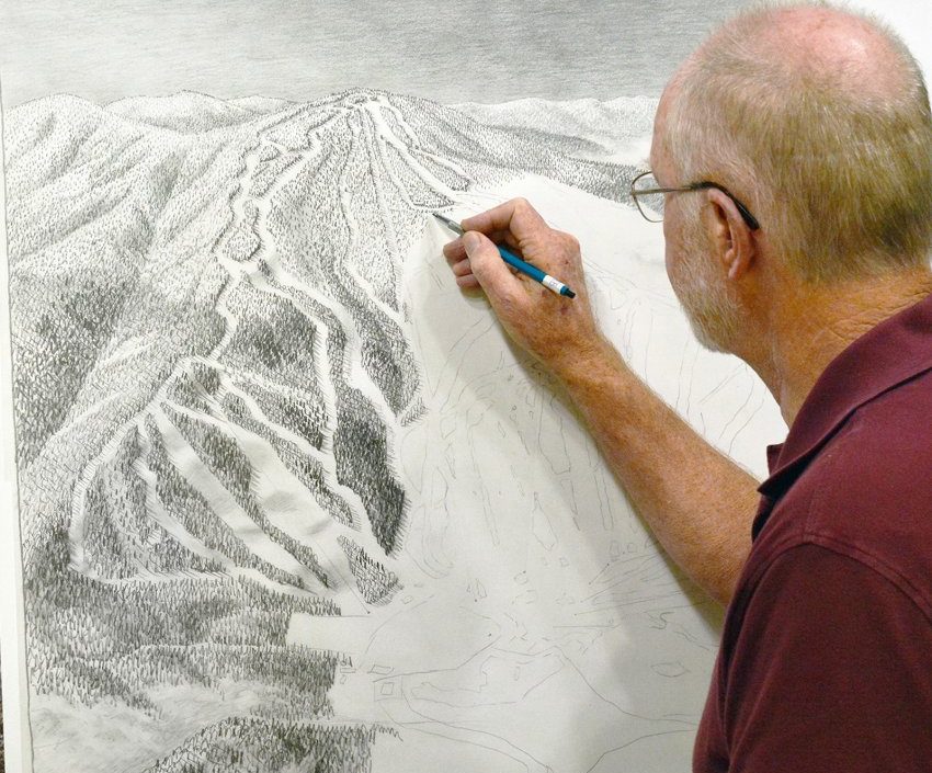 Gunstock peint une carte des sentiers